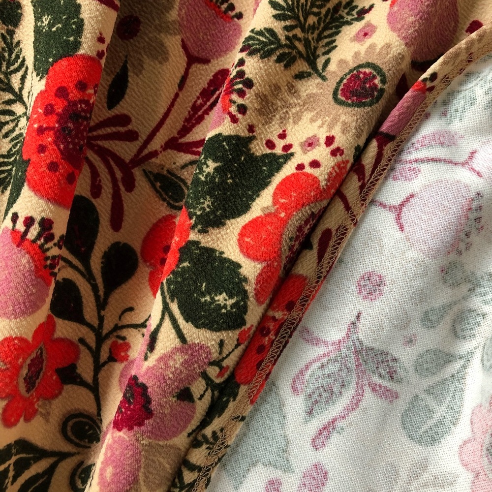 LuLaRoe Amelia L RARE HTF floral fit & flare BNWOT - Picture 3 of 8